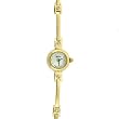 Bulova Ladies Gold Collection 14K Gold and Diamond Watch 95T44