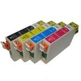 10 x kompatible XL Tintenpatronen mit CHIP, kompatibel zu Epson (4x schwarz T711, 2x cyan T712, 2x magenta T713, 2x gelb T714) - passend f�r Epson Stylus D120, D120 Network Edition, D78, D92, DX4000, DX4050, DX4400, DX5000, DX6000, DX6050, DX7000F, DX7400, DX7450, DX8400, DX8450, DX9400F, DX9400F Wifi-Edition, Office B40W, BX300F, BX600FW, BX610FW, S20, S21, SX100, SX105, SX110, SX115, SX200, SX205, SX210, SX215, SX400, SX400 WiFi, SX405, SX405 WiFi, SX410, SX415, SX510W, SX515W, SX600FW, SX610FW - 