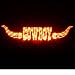 COWBOY - 3rd Third Brake Light Vinyl Decal Mask Kit #1150 | Vinyl Color: Black