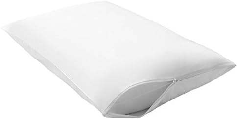Pillow Protector Set of 2 - Queen Size/Standard Size Pillow (20Wx30L)- Allergy Pillow Cover - Dust Mite Protection - Zippered Encasement - Protective Bedding Layer