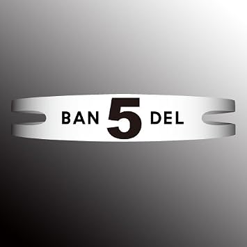 【クリックで詳細表示】Amazon.co.jp ｜ BANDEL(バンデル) BRACELET ブレスレット スリムタイプ ナンバー シリーズ No.5 ホワイト SS(15.0cm) ｜ スポーツ＆アウトドア 通販