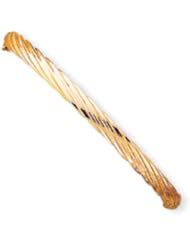 14k Gold 3/16 Swirl Hinged Bangle Bracelet