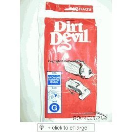 Dirt Devil Type G Vacuum Cleaner Bags (10-Pack) by Dirt Devil