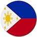 Philippines Flag Round Mouse Pad