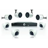 Samsung VKKF011NUS SDE-5002 16 Channel DVR 1 TB HDD 4 Box Camera and 4 Dome Camera