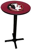 Florida State Seminoles Pub Table with Black Commercial Base