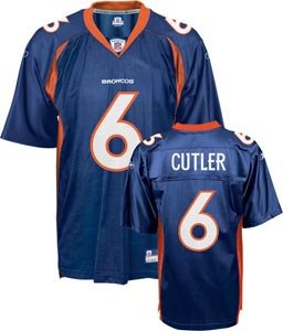 Jay Cutler Denver Broncos Navy NFL Replica Jersey - Size 54 - XXL