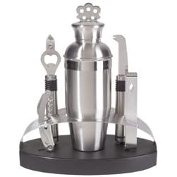 Oggi 7 Piece Oval Bar Tool Set-Comes With 26oz Cocktail Shaker and 5 Bar Tools with ABS... by Oggi