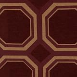 Geometric Bourdeaux 71005 165 by Duralee Fabrics