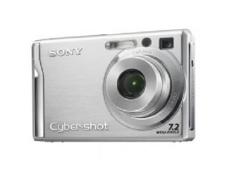 Sony Cyber-shot DSC-W80 Digital Camera - Silver (7.2MP, 3x Optical Zoom) 2.5'' LCD