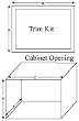 Panasonic TK939SA 30 Inch Wide Microwave Trim Kit