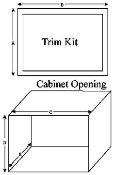 Panasonic Steel Trim Kit