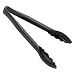 Cambro Scallop 6-Inch Grip Tongs, Black