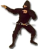 Ninja Suit Black Small Adult - Valor 2040, Martial Arts Apparel