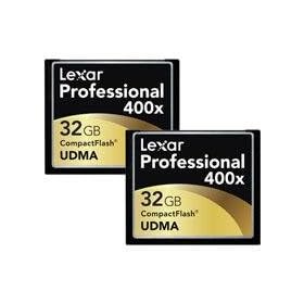 Buy Lexar 32GB Professional 400x CompactFlash Card, 2-Pack now!