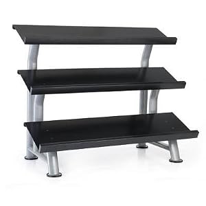 Hampton Fitness 3T-FLT Stadium 3-Tier Flat Tray Dura-Bell Rack