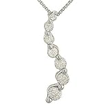 7 Round Journey Of Life Diamond Pendant on Chain .25ct