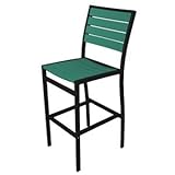 IMAGE OF Poly-Wood A102FASGY Euro Side Chair Outdoor Bar Stool