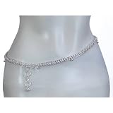 31l3Vl7qG6L. SL160  Summer Jewellery Romantic Gifts Sterling Silver Belly Chain Length 35 inches