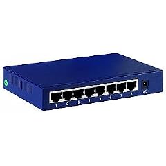 Netzwerk-Switch 8-Port fuer 1 Gigabit Netzwerke