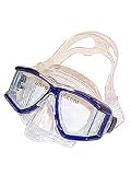 Tilos Panoramic Blue 4 Window Mask w/ Nose Purge for Scuba Diving
and Snorkeling (msk20)