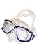 Sporting Goods : Tilos Panoramic Blue 4 Window Mask w/ Nose Purge for Scuba Diving and Snorkeling (msk20)