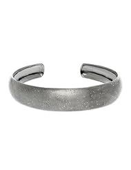 Ladies Black Stardust Cuff Bangle Bracelet