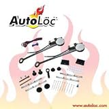 2 Door Universal Power Window Kit W/ 3 Illuminated Switches Windows Window Motors