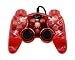 Playstation 3 Lava Glow Wired Controller without Rumble - Red