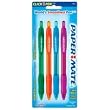 Paper Mate Profile Retractable Ballpoint Pens, 4 Colored Ink Pens (70671)