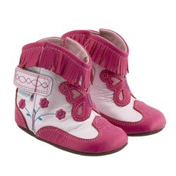 Robeez Mini Shoez Pink Cowgirl Boot Ballerina