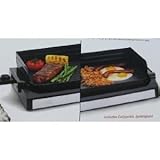 IMAGE OF Wolfgang Puck 1800 Watt Reversible Nonstick Grill and Griddle with Collapsible Splashguard