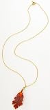 Oak Leaf Necklace - Iridescent - Made With Real Leaf!