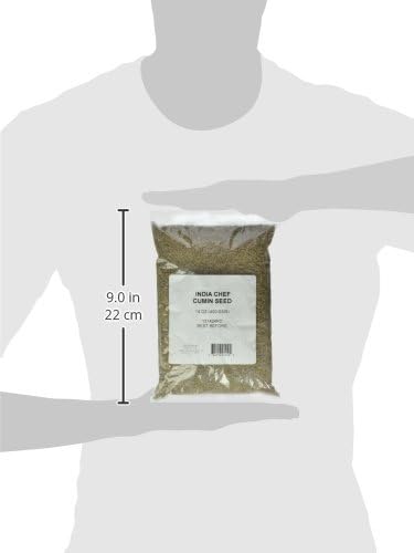 India Chef Cumin Seeds, 400 Gram, 14 Ounce