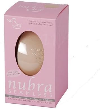 NuBra Seamless Push Up Adhesive Bra with Molded Pads