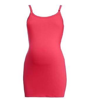 Maternity Nursing Longline Vest - Coral