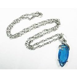Final Fantasy X Blue Crystal Necklace CM20457