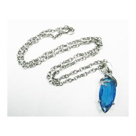  Final Fantasy Blue Crystal Necklace