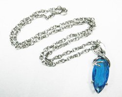 Final Fantasy Blue Crystal Necklace