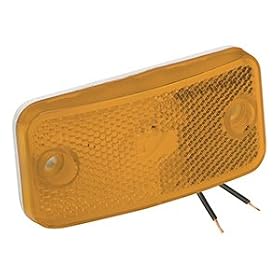 #178 Amber Clearence Light with Reflex Reflector