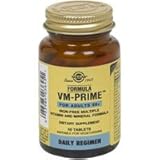 Multivitamin Formula VM-Prime 50+ Tablets Vegetarian 100 Per Bottle by Solgar Vitamin & Herb Co -Part no. 33984000000