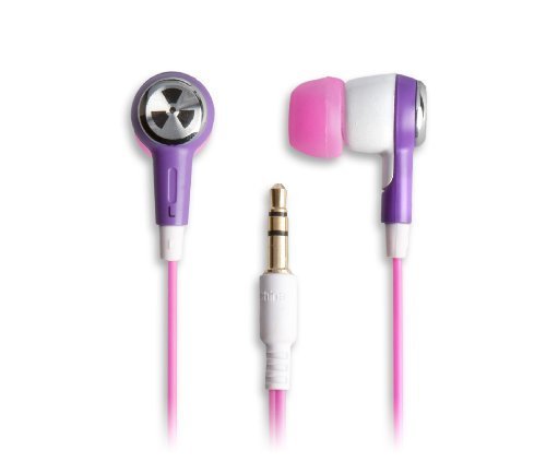 EarPollution Ozone EarBuds - Pink/White (EP-OZONE-PW-04)