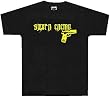 SWORN ENEMY - Gun Logo - Black T-shirt