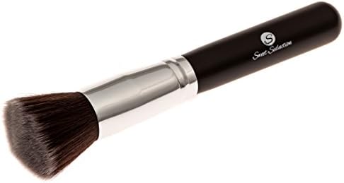 Premium Foundation Makeup Brush, Sweet Seduction Flat Top Kabuki Brush excellent for blending liquids, cream &amp; minerals or crystalline powder