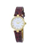 Le Chateau Women's 2033LROM_WHT Genuine Diamond with Roman Numerals Watch
