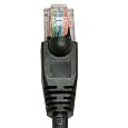 (5 PACK) 2 Feet RJ45 CAT 6E 550Mhz Molded Network Cable - Black