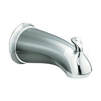 KOHLER K-10280-4-CP Forte Sculpted Diverter Bath Spout, Polished Chrome