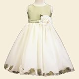 Flower Girl Dress LITO SAGE Wedding Special Occasion Toddler Little Girls 2T-12