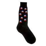 REPUBLICAN MENS PATRIOTIC BLACK SOCKS