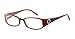 JONES NEW YORK Eyeglasses J733 Burgundy 53MM